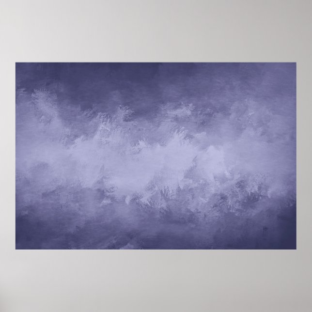 Texture selenium blue acrylic poster (Front)