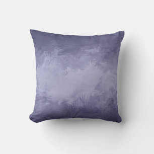 Texture selenium blue acrylic throw pillow