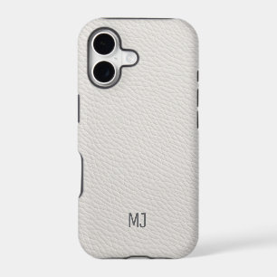 Texture simple en cuir blanc faux