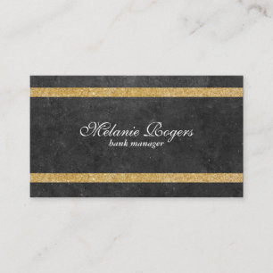 Texture / Slate & gold Business Card