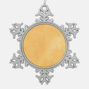 texture snowflake pewter christmas ornament