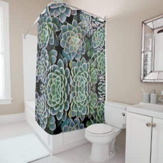 Texture succulente Douche rideau