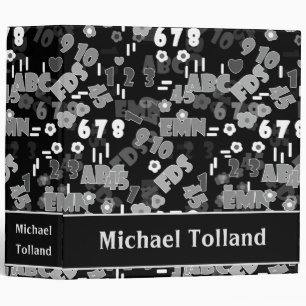 Texture teaching mathematics physics study school binder