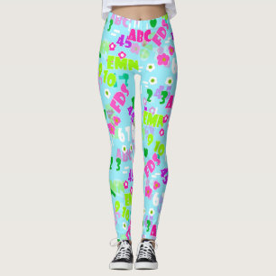 Texture teaching mathematics physics study school leggings