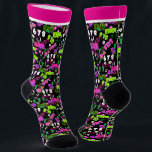Texture teaching mathematics physics study school socks<br><div class="desc">Texture teaching mathematics physics study school institute education childrens kids design black</div>