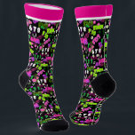 Texture teaching mathematics physics study school socks<br><div class="desc">Texture teaching mathematics physics study school institute education childrens kids design black</div>