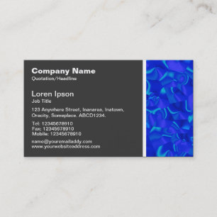 Texture Tone - Facets of Blue Business Card