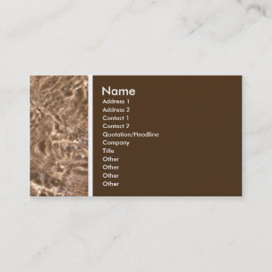 Texture Tone (Sea and Sand) - Customized Business Card
