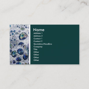 Texture Tone (Soap Suds) - Customized Business Card