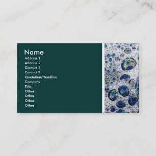 Texture Tone (Soap Suds) - II Business Card