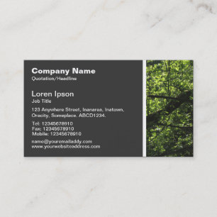 Texture Tone - Woodland 02 Business Card