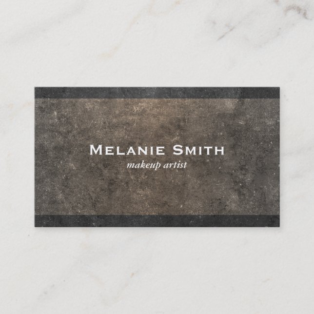 Texture / two tone business card (Front)