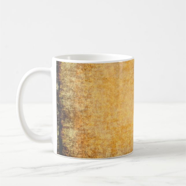 Texture vintage grunge dirty coffee mug (Left)