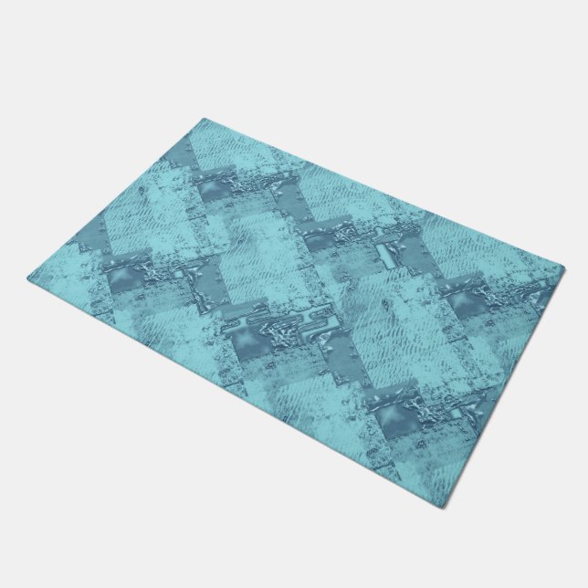 Texture, water and ice. doormat (Angled)