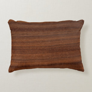 Texture wood grain structure accent pillow