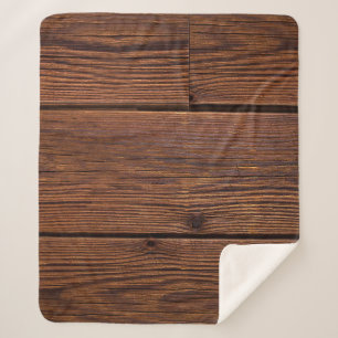 Texture wood grain weathered washed sherpa blanket