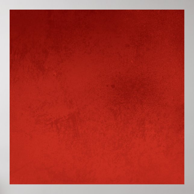 textured26 ROYALLY REDS RED GRUNGE DISTRESSED BACK Poster (Front)