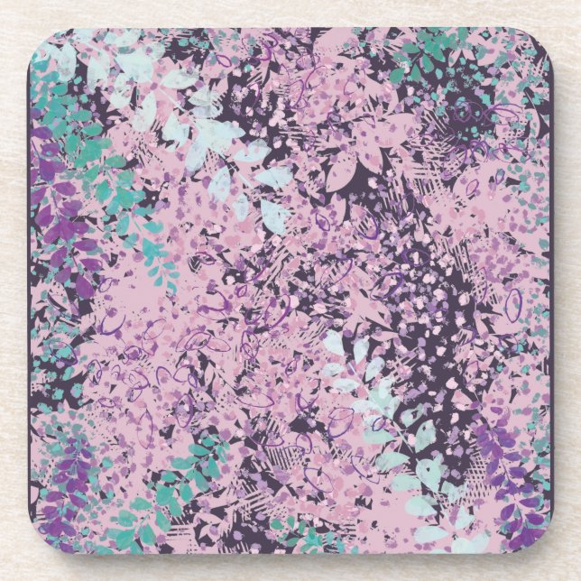 textured abstract  coaster (Front)