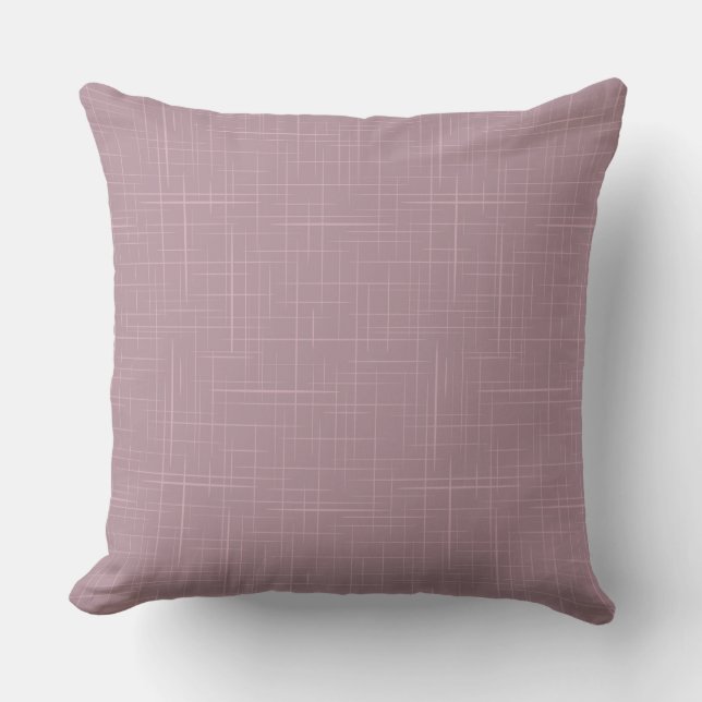 Textured abstract cocoa pattern outdoor pillow (Front)