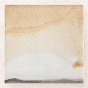 Textured background 3 glass coaster