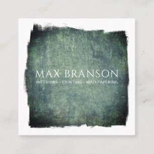 Textured Background Interiors Painter Square Business Card
