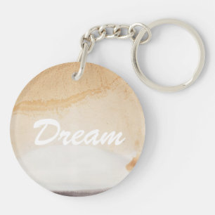 Textured background keychain