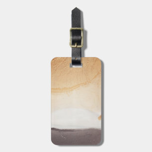 Textured background luggage tag