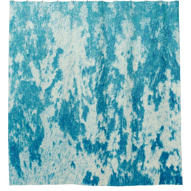 Textured blue background made of dense fabric. Con (Front)