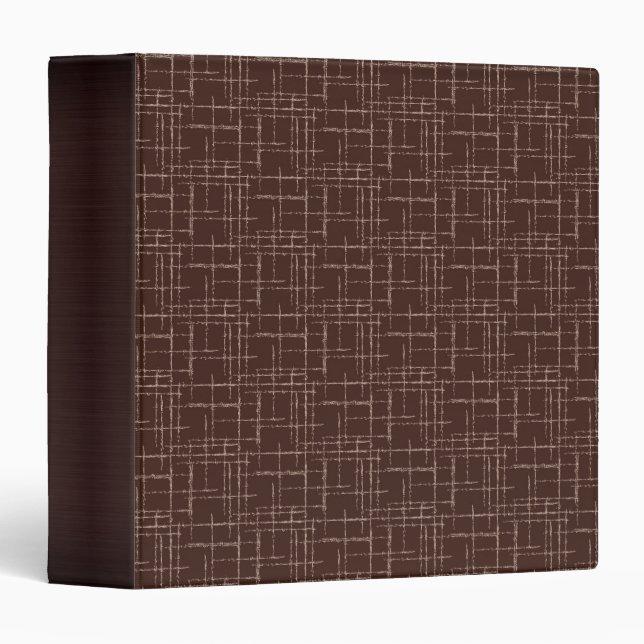 Textured brown.  binder (Front/Spine)