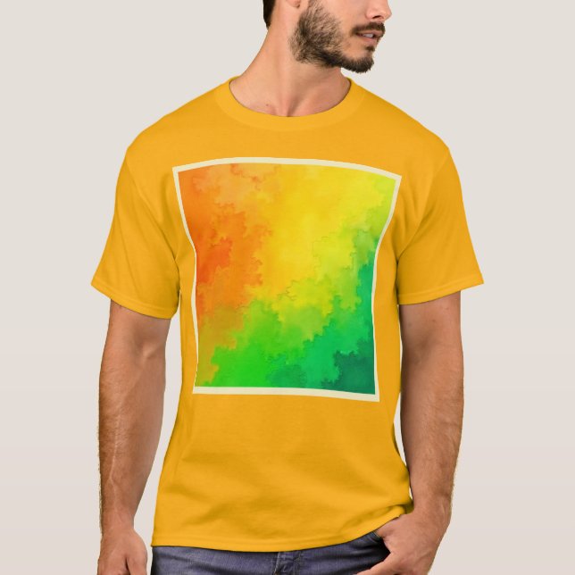 Textured Colour Blend T-Shirt (Front)