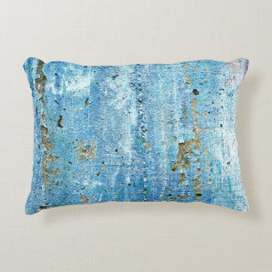 Textured concrete wall, rust stains. accent pillow