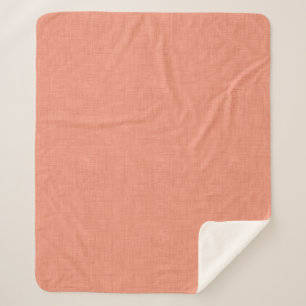 Textured coral "soothing coral".  popular solid  sherpa blanket