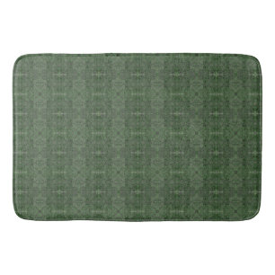 Textured dark grey-green. bath mat