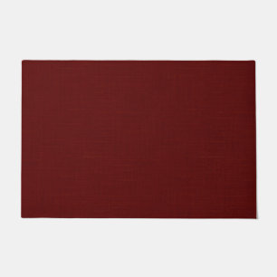 Textured dark red, red-brown. doormat