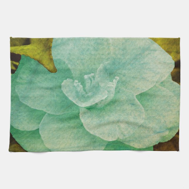 Textured Flower by Shirley Taylor Kitchen Towel (Horizontal)