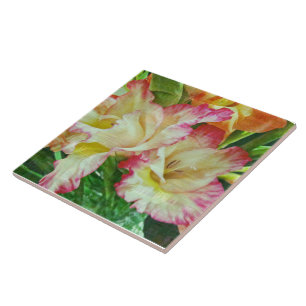 Textured Gladiola Tile