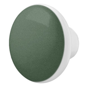 Textured Green Ceramic Knob for Cabinets