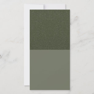 Textured Green Modern Flat Card – Customizable