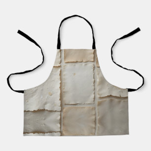 Textured Handmade Paper Flat Lay Apron