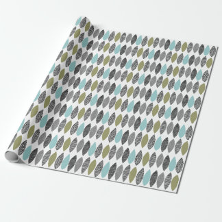 Textured Leaves 01 Wrapping Paper