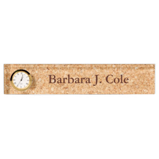 Textured Look Clock Name Plate
