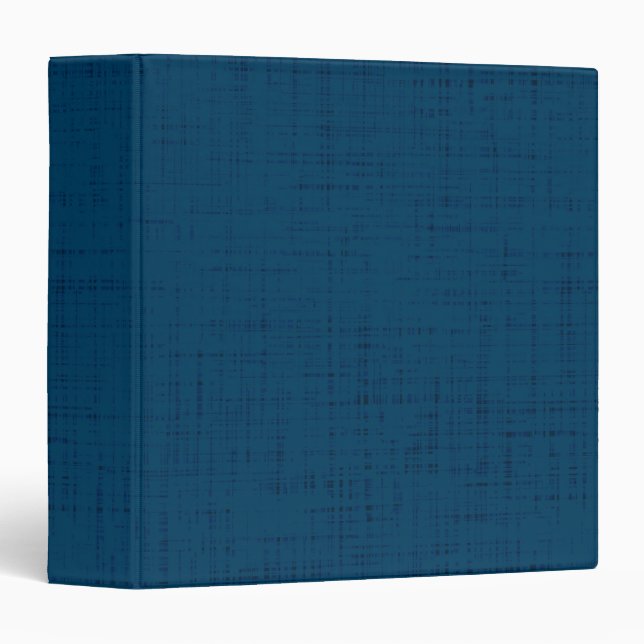 Textured Marine Dark Blue  Binder (Front/Spine)