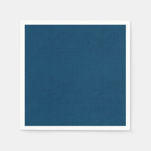 Textured Marine Dark Blue Napkin