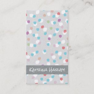 Textured Marks (fruity) Business Card
