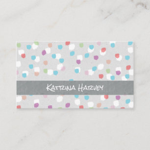 Textured Marks (fruity) Business Card