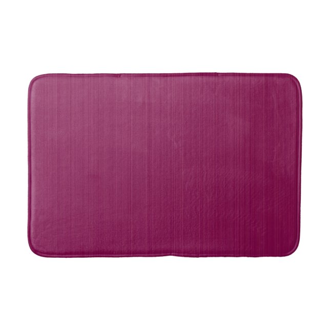 Textured Maroon Elegance Bath Mat (Front)