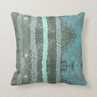 Textured, Masculine, Watercolor Stripe Design Throw Pillow