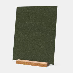 Textured Moss Green Acrylic Sign – Customizable
