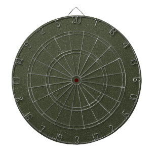 Textured Moss Green Dartboard Design – Customize