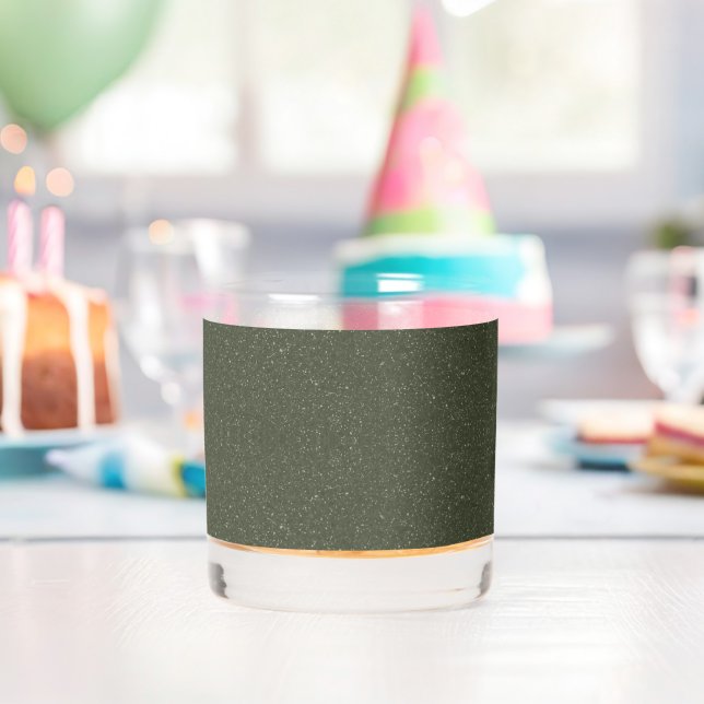Textured Moss Green Shot Glass – Customizable (Insitu (Birthday))